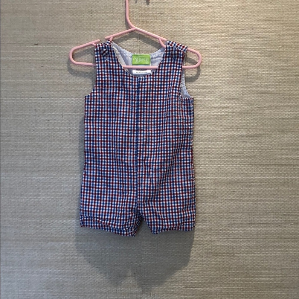 Classic Whimsy Gingham Seersucker Short All